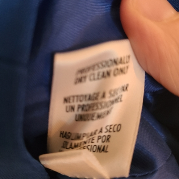 NWT Casual Corner Blue Button Down Blazer in size 8 - Picture 8 of 9